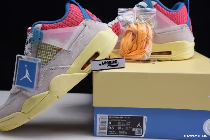 Bmlin Retro 4 Ice Air Union DC9533-800 Jordan Guava 0604